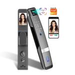 Peephole Camera Smart Face Recognition Door Lock Tuya Password Fingerprint Card