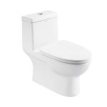 Soft Closed One Piece Toilets Siphonic Flushing 720×374×727mm
