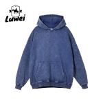 Crop Top Heavyweight Cotton Hoodie Long Sleeve Plain Oversized Sweatshirts