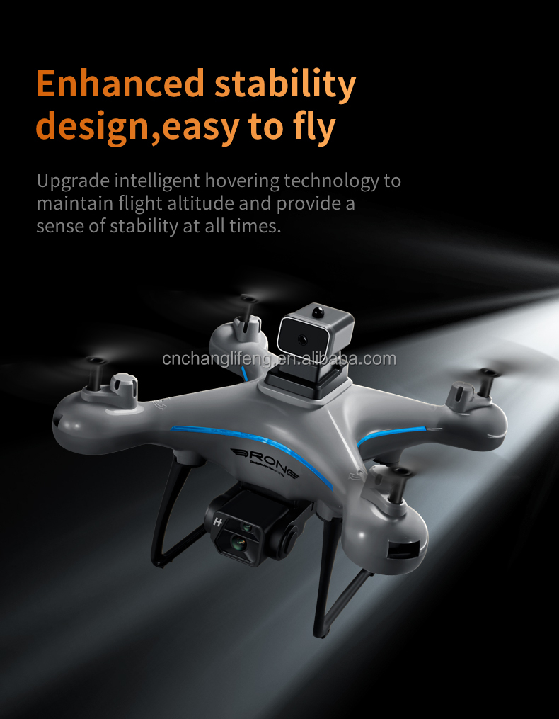 Prosumer Drones Made Easy Ky102 with 4k HD Dual Cameras Four-way Obstacle Avoidance and Intelligent Fixed Height Hovering