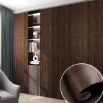 Modern Embossed Design Decorative pvc 3d Wall sticker for Kitchen featuring Wood