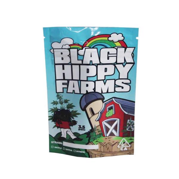 Buy cheap Aluminum Foil PE Laminated Stand up Zipper Pouch for Weed Cabannis Tobacco Custom Brand from wholesalers