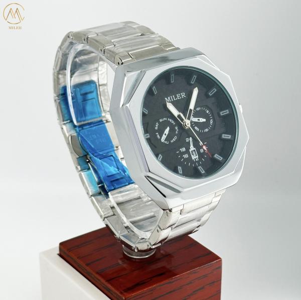 Buy cheap Luxury Quartz Watch For Men Stainless Steel Dress Wristwatches Man Waterproof Chronograph Clock from wholesalers