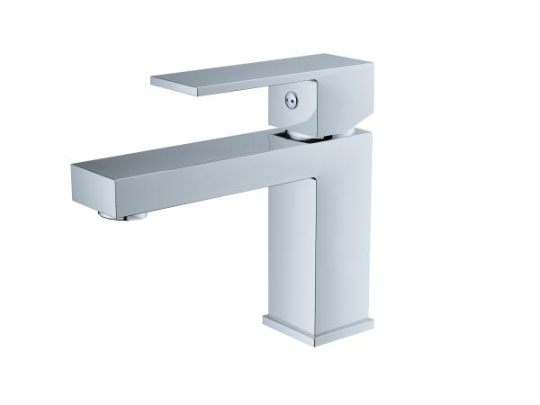 Buy cheap Square Brass Bathroom Basin Sink Faucets With Ceramic Cartridge from wholesalers