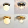 Buy cheap Glass Ball Ceiling light modern Staircase Balcony Corridor porch Bedside Hallway Ceiling lamp(WH-MA-165) from wholesalers