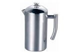 Silver French Press Coffee Pot Stainless Steel Espresso Coffee Plunger S/S 304