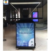 Buy cheap 4 Sided Pyramid holographic 3d display Units for POS Advertising product