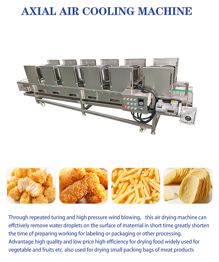 Industrial Frying Machine for Chips Gas Potato/Banana Chips Fryeing Production Line
