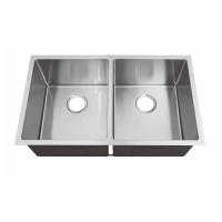 Buy cheap Welding Brushed 304 / 316 Kitchen Sinks Stainless Steel Flush / Under Mounted product