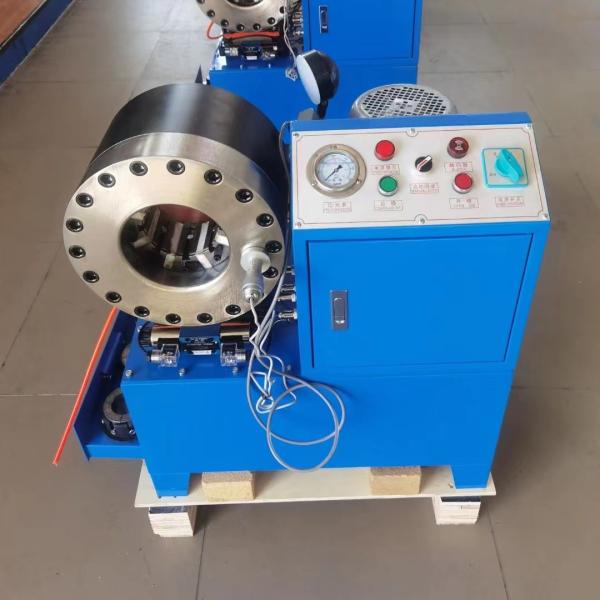 Buy cheap 10L Output Volume DX68 Hose Crimping Machine With 31.5Mpa Oil Pump Pressure from wholesalers
