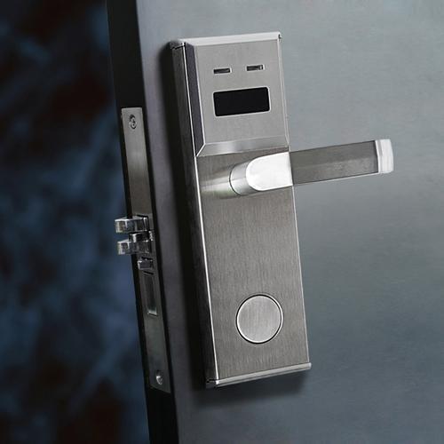 Buy cheap ANSI Mortise Rfid Hotel Door Locks RFID MIFARE Technology AA Battery from wholesalers