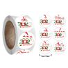 Buy cheap Personalised Gift Label Stickers , Merry Christmas Round Stickers from wholesalers