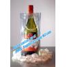 Buy cheap PVC Ice Bag, Wine Beer Gift Bags, Wine Bag, Drink Ice Bags, Portable Wine Bags Gel Ice Pack PVC Wine Cooler Bag With Han from wholesalers