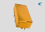 RJ45 3-port jack Cat.5 THT angled