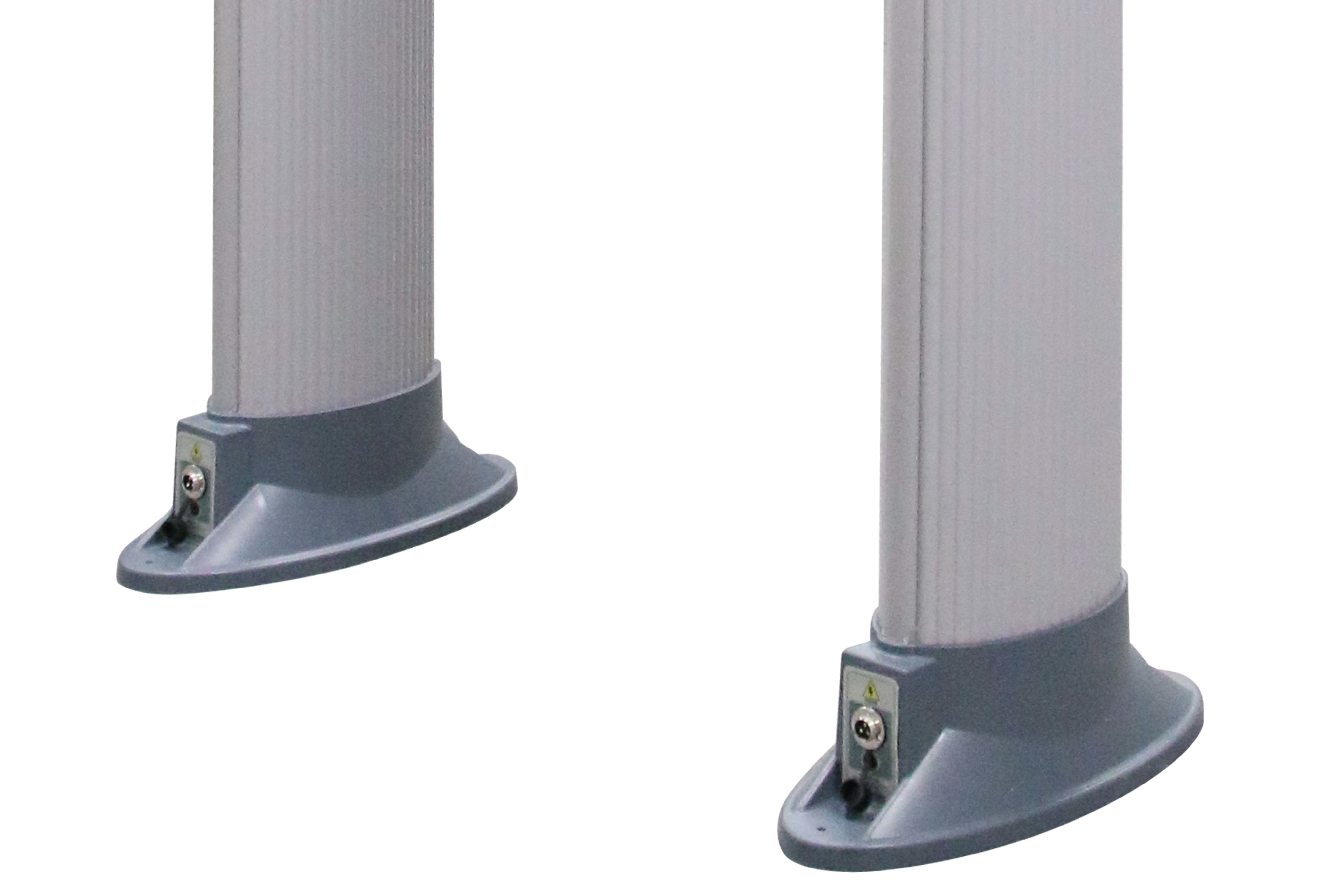 Digital Harmless Portable Walk Through Metal Detector Gate Waterproof And Damp Proof
