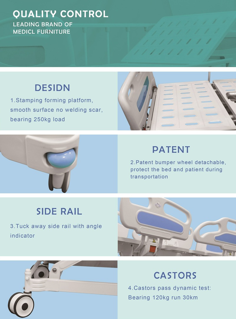 Big Promotion Electric Five Function Icu Hospital Bed With Good Price