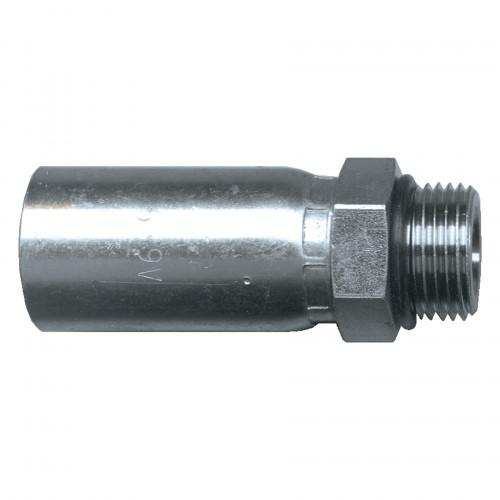 Buy cheap R16 Hydraulic Hose Fittings Male O Ring Boss Coupling Male Swivel NPTF from wholesalers