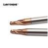 Buy cheap Solid HRC55 2 4 Flute Tiny Carbide Ball Nose End Mills from wholesalers