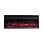 Bluetooth Speaker Music Player Modern Recessed Electric Fireplace 79inch 200cm