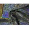 Buy cheap Shining Stone Design Lamination Printed PU leather 0.5mm For Jacket , Coat Black Color from wholesalers
