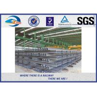 Buy cheap 59R / 60R Grooved Railroad Steel Rail for Tram Rail BS EN14811 2006 U75V 12M product