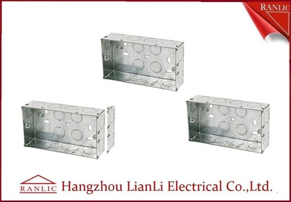 Buy cheap Custom Outdoor Waterproof Metal Electrical Gang Box Pre Galvanized from wholesalers