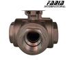 Buy cheap Pneumatic Three-Way Ball Valve With Wedge Sealing from wholesalers