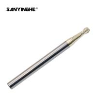 Buy cheap HRC63 Carbide Tapered Ball End Mills Drill Cutting Tool product