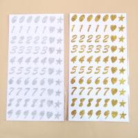 Buy cheap Non Toxic Christmas Gift Stickers Foil Stamped Vinyl Letter Stickers product