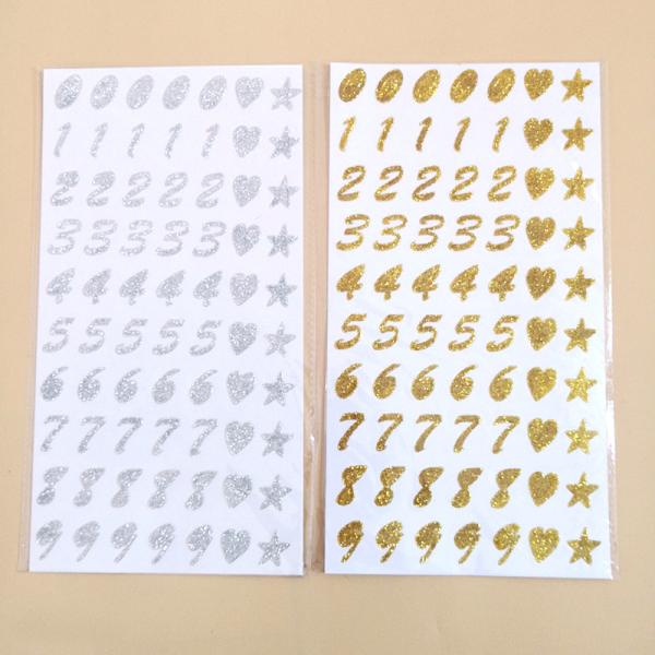 Buy cheap Non Toxic Christmas Gift Stickers Foil Stamped Vinyl Letter Stickers from wholesalers