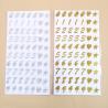 Buy cheap OEM 3D Puffy Stickers 0.7mm Glitter Number Alphabet Decoration Shaped from wholesalers