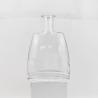 Buy cheap 500ml Clear Flat Round Empty Whiskey Spirit Tequila Vodka Brandy Glass with Stopper from wholesalers