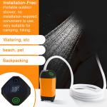 Outdoor Camping Shower Rechargeable Battery Powered Handheld Electric Pump