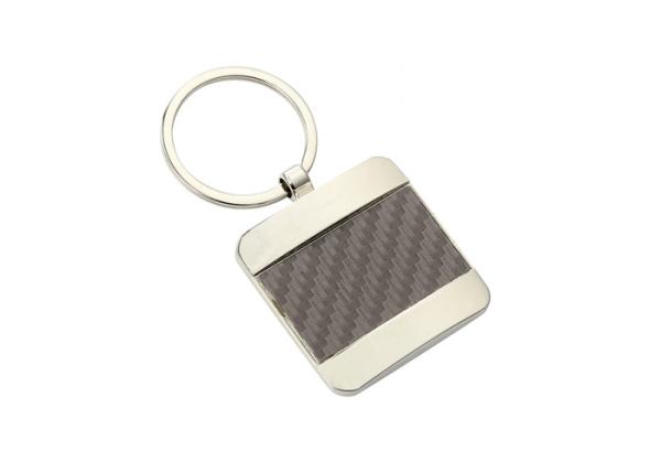 Buy cheap Pantone Color Leather Key Chains Texture PU 40mm Souvenir Key Ring from wholesalers