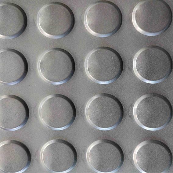 Buy cheap 3MM Coin Rubber Floor Mat Waterproof Anti Slip Black Rubber Flooring Sheet from wholesalers