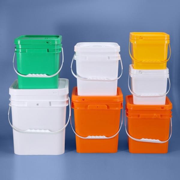 Buy cheap Reusable Square Beverage Bucket Plastic Bulk 5 Gallon Buckets With Lids from wholesalers