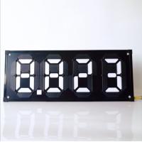 Buy cheap White Word Aluminous Board Fuel Price Flip Signs Digital Price Signs For Gas product