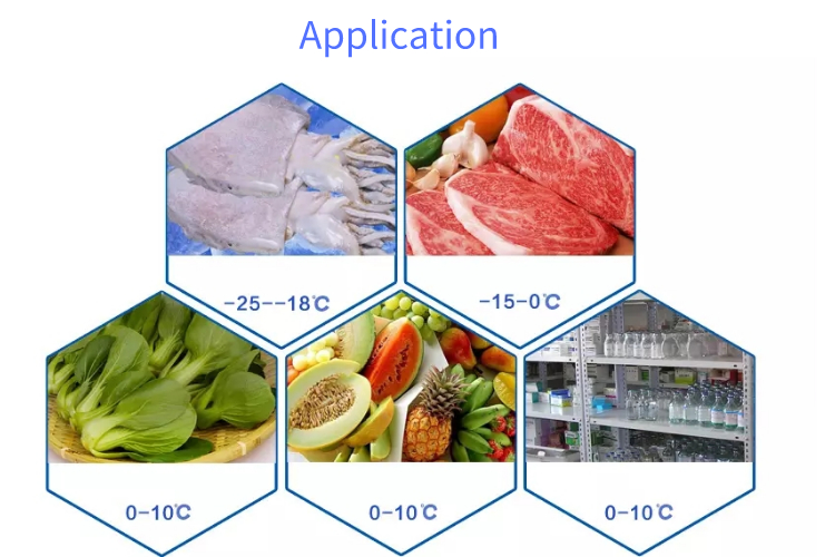 Anticorrosive Open Refrigerated Display Case Stable Digital Temp Control
