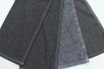 100% Pure Cotton Silk-like Black Lightweight Denim Fabric