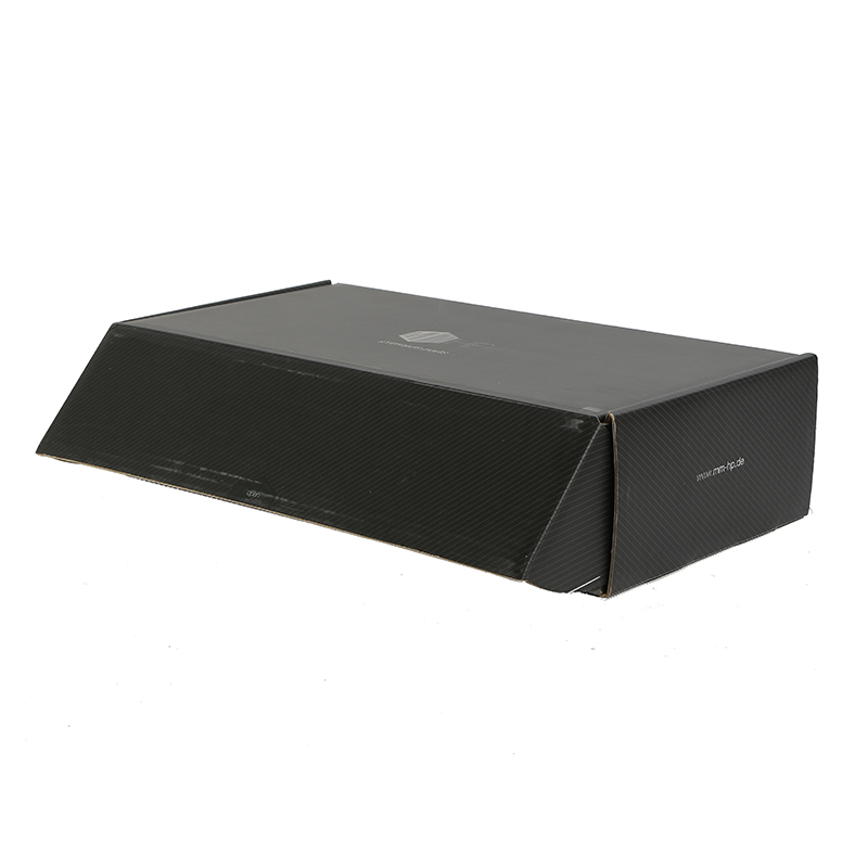 Custom Size Accepted Matte Black Corrugated Mailer Shipping Box Packaging For Mailing