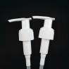 Buy cheap Hot selling 24 410 white transparent plastic ribbed thread screw auto locked lotion pump from wholesalers