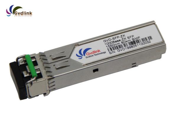 Buy cheap 1550nm 80KM Compatible GLC-ZX-SMD SFP Fiber Transceiver Module from wholesalers