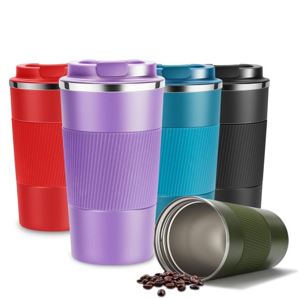 Buy cheap 12oz Insulated Coffee Cup With Leakproof Lid Coffee Tumbler With Seal Lid Vacuum Stainless Steel For Hot Ice Coffee Tea from wholesalers