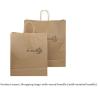 Buy cheap white kraft paper shopping bags with paper string handles, Luxury custom printed gift packaging kraft paper shopping bag from wholesalers