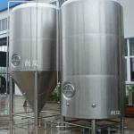 Silvery Stainless Steel Insulated Storage Tank for Storing Sanitary Food Liquid