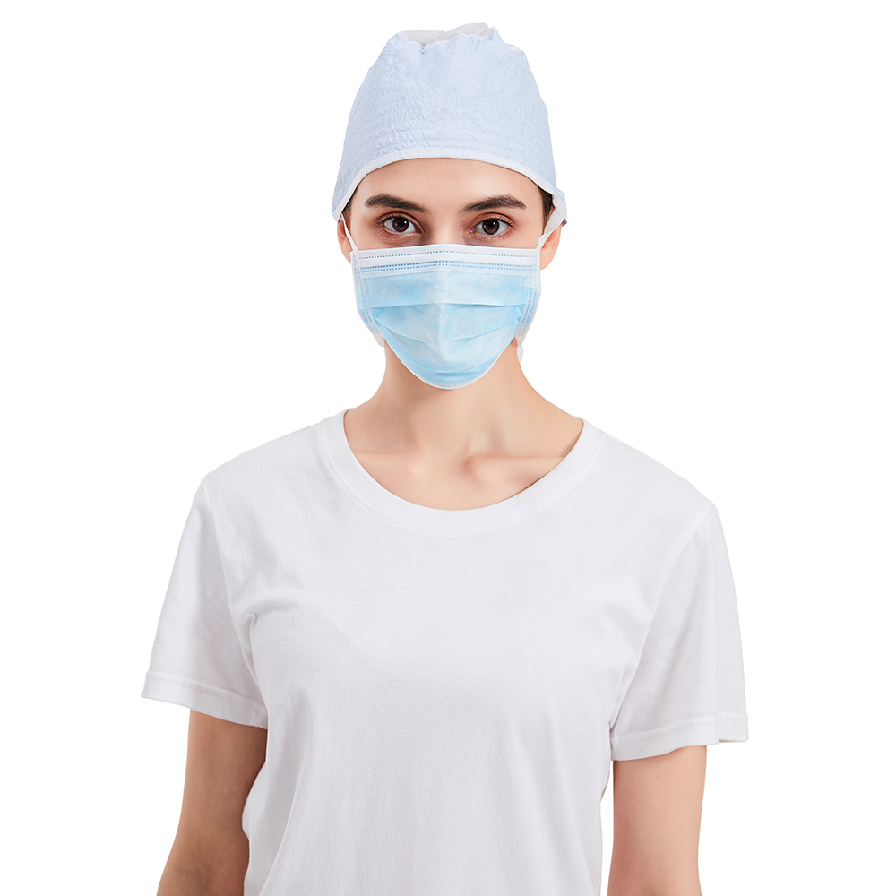 SGS Disposable Surgical Face Mask , Protective Mouth Mask Fiberglass free