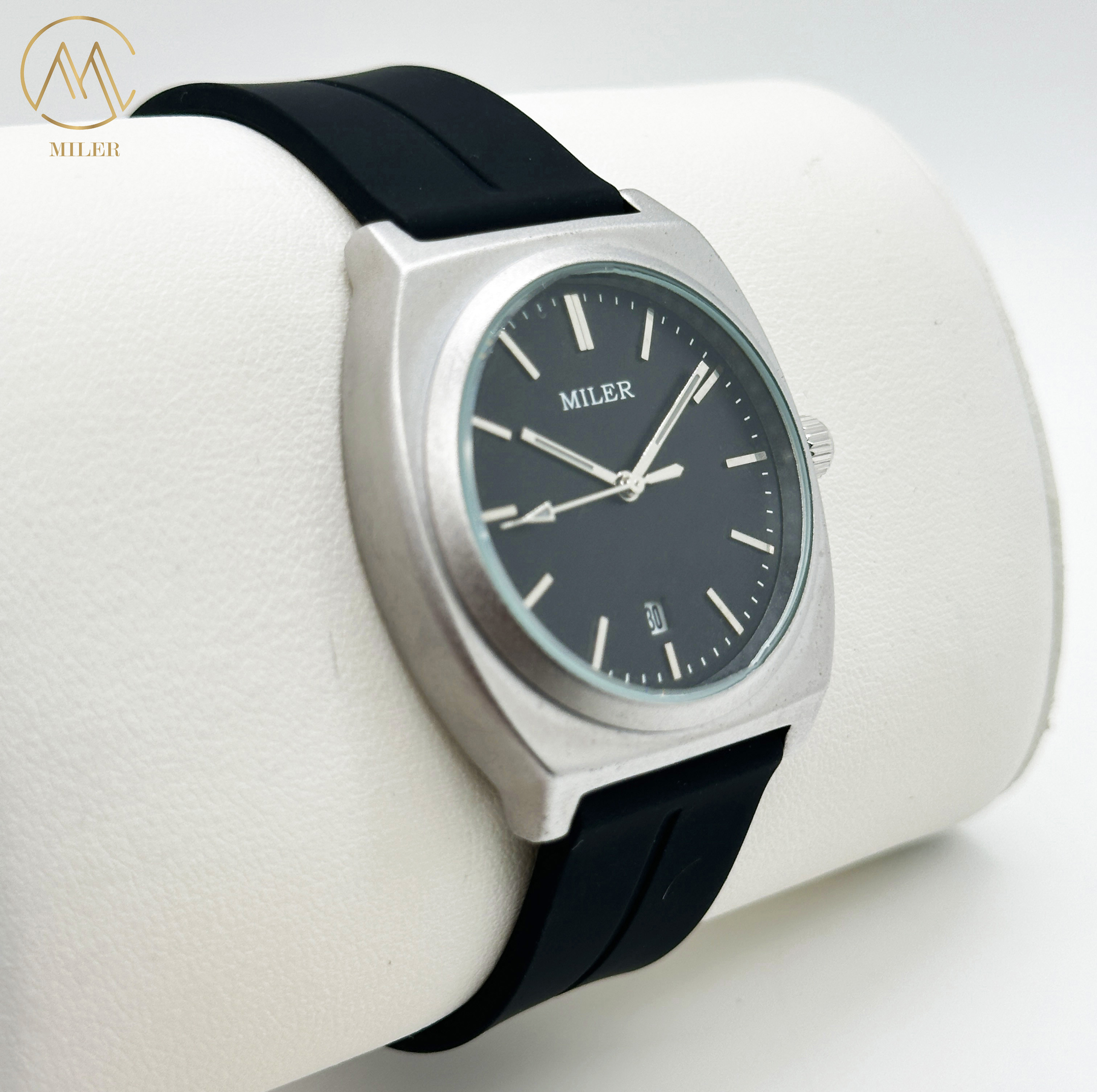 Silicone Case Classic Wrist Watches For Couple 30M Waterproof