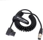 Copper Conductor D Tap Male Coiled 12 Pin Hirose Power Cable