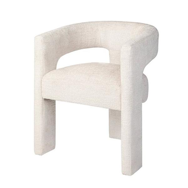 Buy cheap Eco friendly Wooden White Sherpa Accent Chair For Dining Room from wholesalers