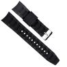 Buy cheap Mens Curved Watch Straps Adjustable Silicone Rubber Watch Band For Heavy Watch from wholesalers
